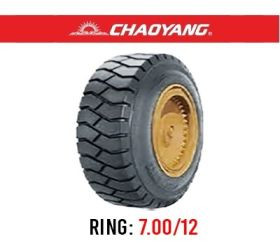 لاستیک لیفتراک 7.00R12 چائویانگ مدل (بادی)